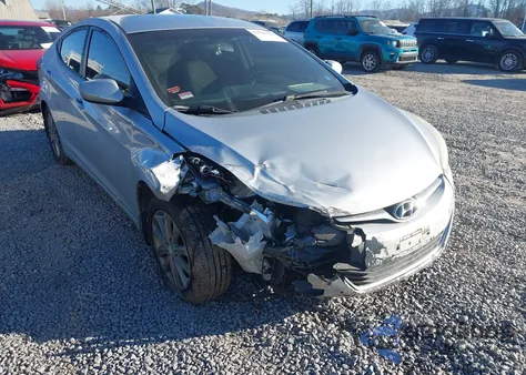 2014 Hyundai Elantra Se из США, поврежденный, VIN KMHDH4AE6EU084350